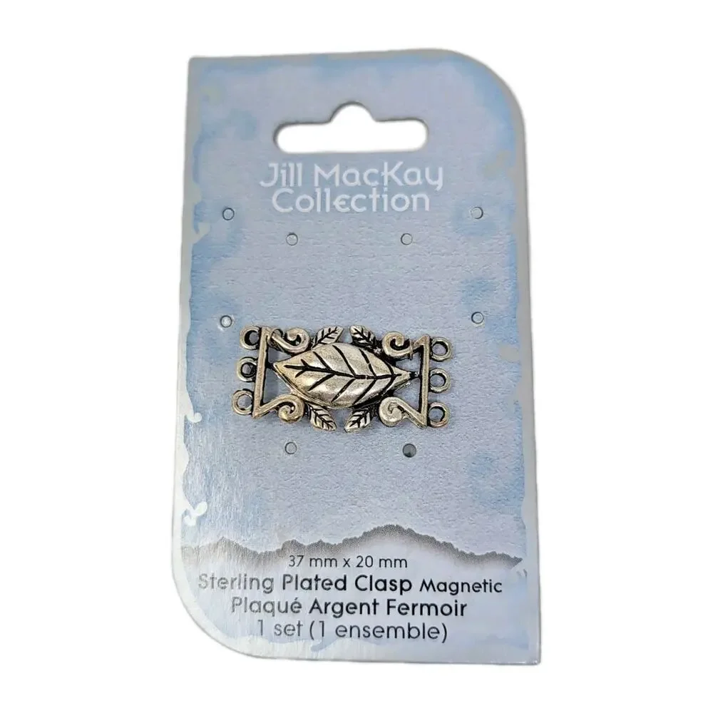 Jewelry Beadwork Supplies Beads Clasps Leaflets‎ Silver Tone Patterns NEW